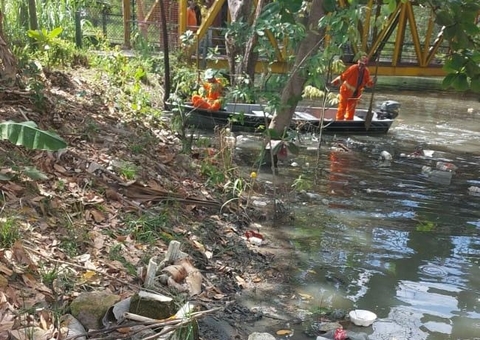 Partes de corpo são achadas durante limpeza em igarapé no Parque dos Bilhares