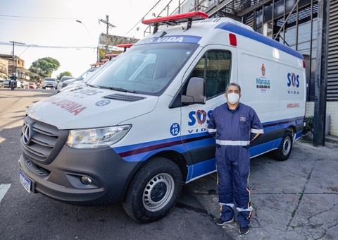 Programa SOS Vida ganha 6 seis novas ambulâncias em Manaus