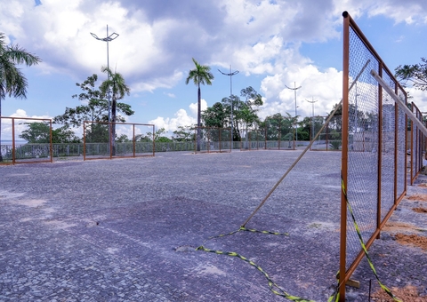 Ponta Negra ganha obras de academia ao ar livre e streeball em Manaus