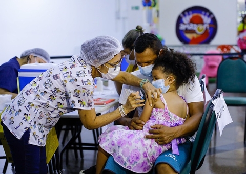 Em dois dias, quase mil crianças de 3 e 4 anos já se vacinaram contra Covid em Manaus