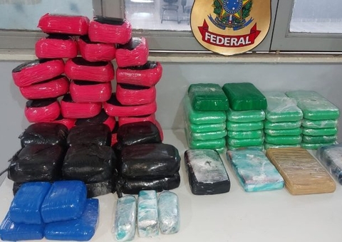 Mais de 65 quilos de drogas são apreendidos durante operação no Amazonas