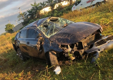 Médico fica ferido em acidente grave na rodovia AM-070