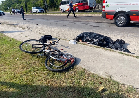 Acidente: Ciclista morre ao ser arrastado por carro a caminho do trabalho em Manaus