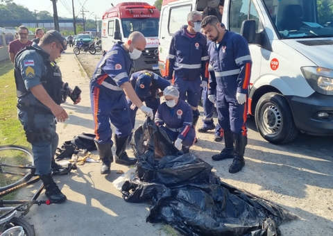 Trânsito é alterado após acidente com morte de ciclista em avenida de Manaus