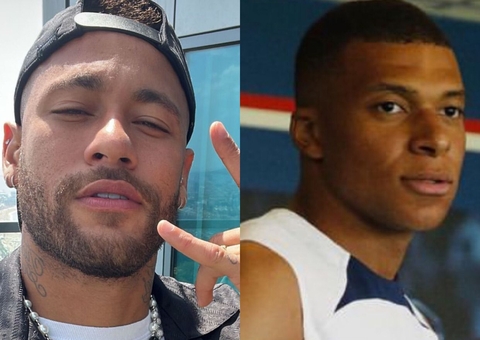 Neymar curte postagens com críticas a Mbappé após cobrança de pênaltis do PSG