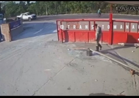 Vídeo mostra momento do acidente que matou ciclista a caminho do trabalho em Manaus