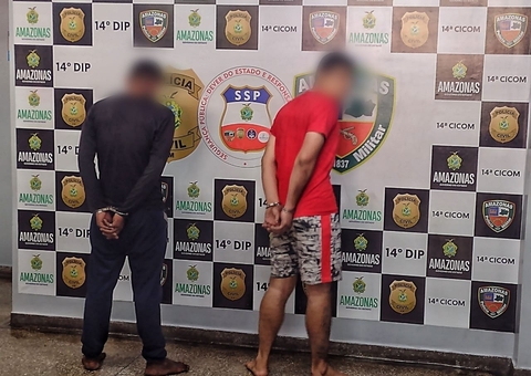 Chefe do tráfico e homicida são presos durante operação em Manaus