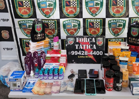 Mulheres são presas após furtarem produtos de drogarias em Manaus 