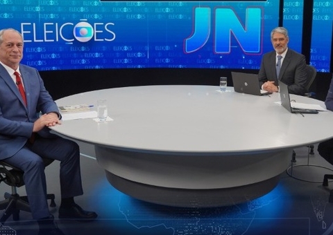 Ciro critica 'polarização odienta' e volta a comparar PT e Bolsonaro em entrevista ao JN