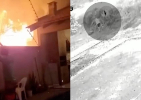 Vídeo: Criança causa incêndio em Área de Preservação e moradores se desesperam