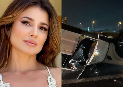 Paula Fernandes sofre acidente de carro na véspera do aniversário; veículo capotou