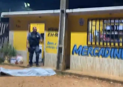 Vizinhos presenciam execução de homem na frente de mercadinho no Amazonas