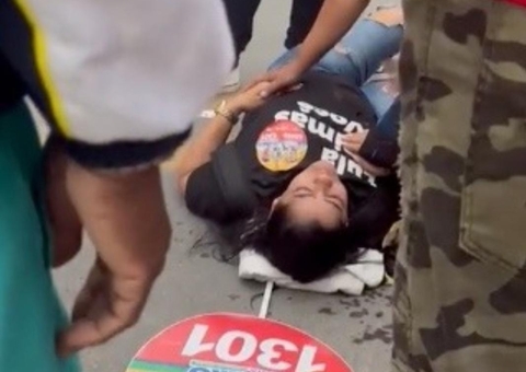 Grávida é agredida enquanto distribuía panfletos de candidato do PT; vídeo
