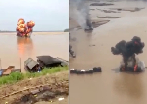 Garimpo ilegal: Chega a 121 o número de dragas destruídas pela PF no rio Madeira