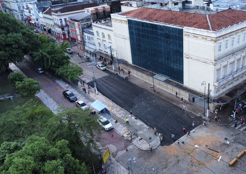Manaus conclui obras no trecho interditado na avenida 7 de setembro