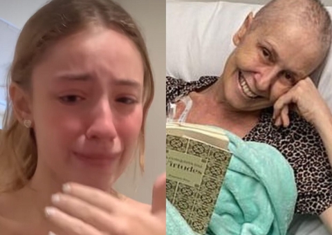 Filha de Susana Naspolini chora e diz que estado da mãe é gravíssimo: 'rezem por ela, por favor'