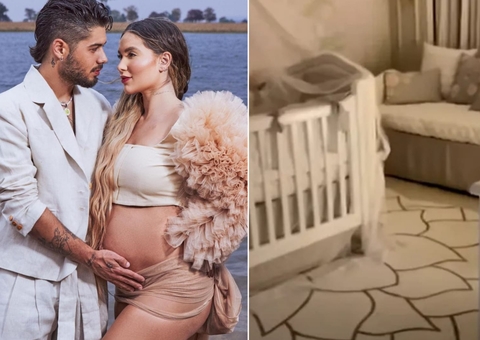 Com detalhes em ouro, Virgínia Fonseca mostra quarto da filha Maria Flor: 'Caro ein'