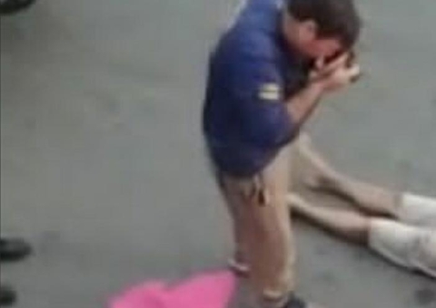 Homem tem cabeça esmagada por ônibus após ser empurrado em Manaus