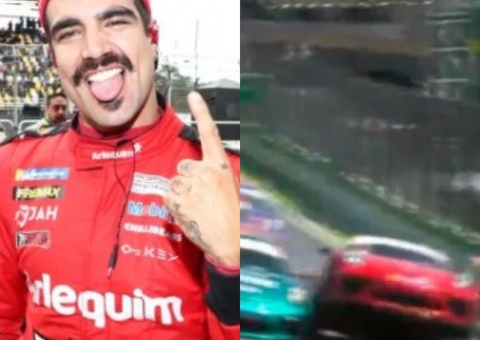 Caio Castro sofre acidente em prova antes do GP do Brasil de Fórmula 1, em São Paulo