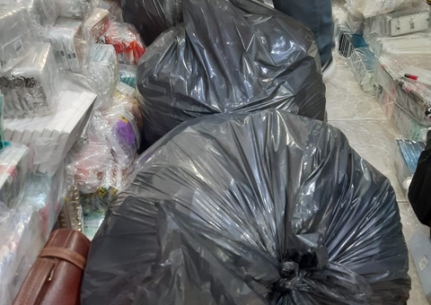 Best Friday Sem Pirataria: Operação apreende 6 mil produtos falsificados em Manaus