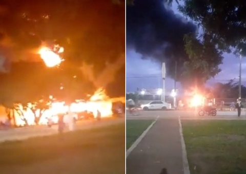 Caminhão-tanque explode em posto de combustível e é consumido por fogo no Pará; vídeos