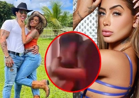 Chumbo trocado? MC Mirella é flagrada aos beijos com ex-noivo de Sthe Matos