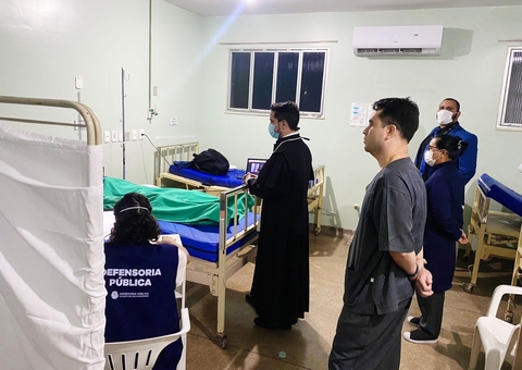 Preso que trocou tiros com PMs no Amazonas passa por audiência do hospital