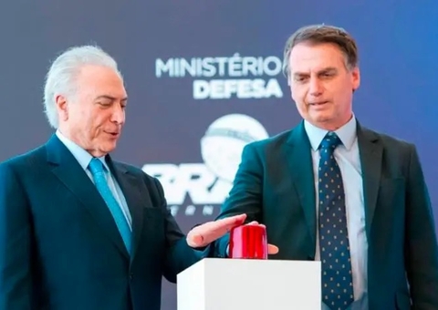 Bolsonaro manda avião buscar Temer em SP para conversa sobre crise institucional