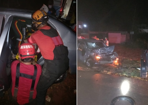 Colisão frontal em acidente gravíssimo deixa feridos em Iranduba; vídeo