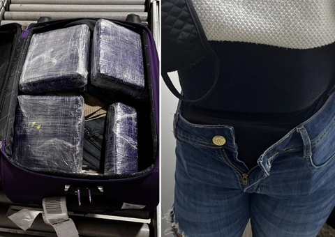 Mulher é presa pela PF com drogas presas ao corpo em aeroporto de Manaus