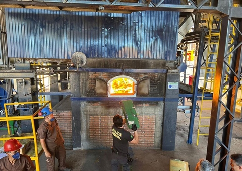 Polícia Federal incinera mais de 3,5 toneladas de drogas