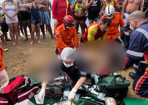 Homem morre afogado durante festa de Ano Novo na praia da Ponta Negra 
