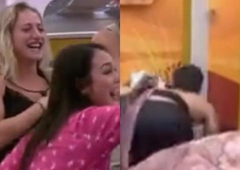 Bruna e Larissa trolam Gabriel e brother corre para atender Big Fone; vídeo