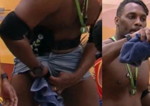 Fred Nicácio limpa parte íntima e usa mesma toalha no rosto de Key Alves