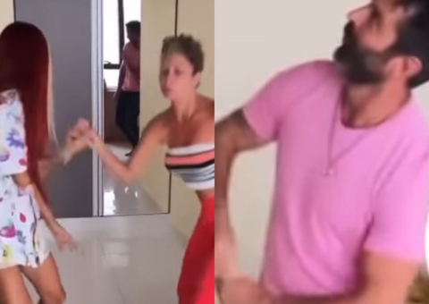 Vídeo: Em Manaus, Ruivinha de Marte ensina Babi e Iran a dançar o 'forró de galeroso'