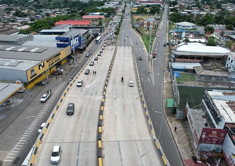Obras no viaduto do Manoa são retomadas nesta quinta em Manaus