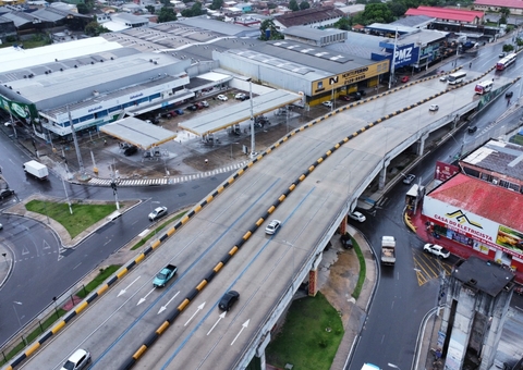 Prefeitura suspende interdição do viaduto do Manoa