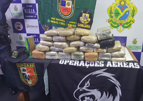 Dupla é presa com 50 Kg de drogas escondidos em malas a caminho de Manaus 