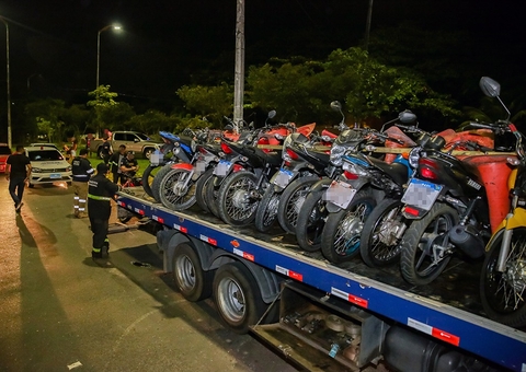 'Rolezinhos' terminam com 141 motocicletas apreendidas em Manaus 