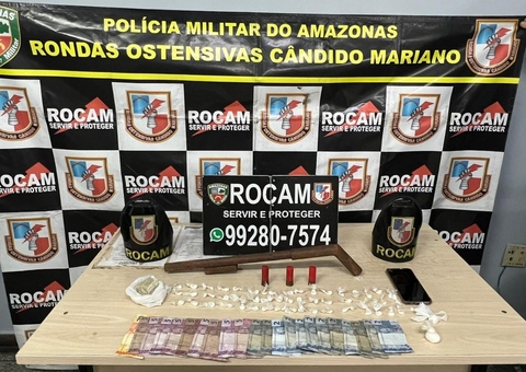 Doze pessoas são presas com armas e drogas no Amazonas