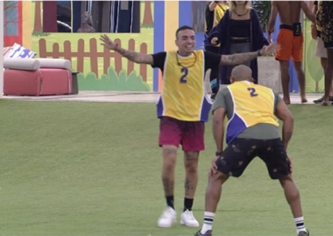 Guimê e Ricardo vencem a prova do líder