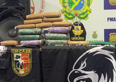 Droga avaliada em quase R$ 500 mil é encontrada dentro de cama box no Amazonas