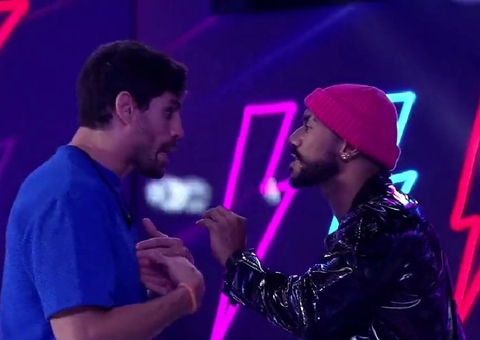 Ricardo e Cara de Sapato discutem durante festa do BBB23 