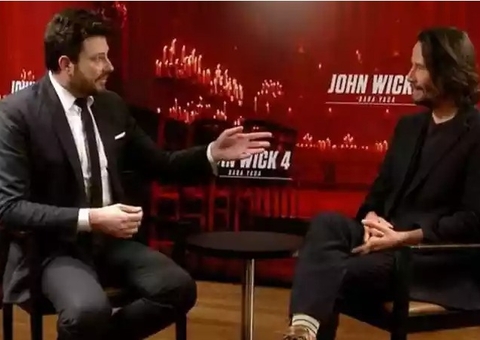 Keanu Reeves faz piada com segurança no Brasil: “perigoso até para John Wick"