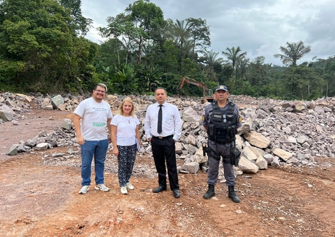 Inspeção do TRT flagra trabalhadores de pedreira em Presidente sem contratos assinados