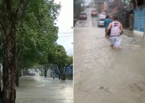 Mais de 60 ocorrências foram registradas pela Defesa Civil durante temporal em Manaus 