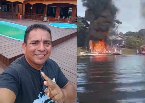 Vítima de incêndio em barco morre em hospital de Manaus