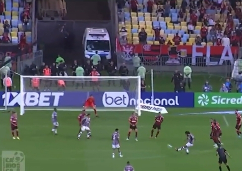 Marcelo marca golaço no Fla x Flu na decisão do Campeonato Carioca; vídeo