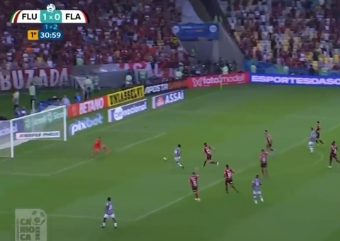 Dominante, Fluminense faz 2 a 0 contra o Fla no 1º tempo da decisão do Carioca; veja gols
