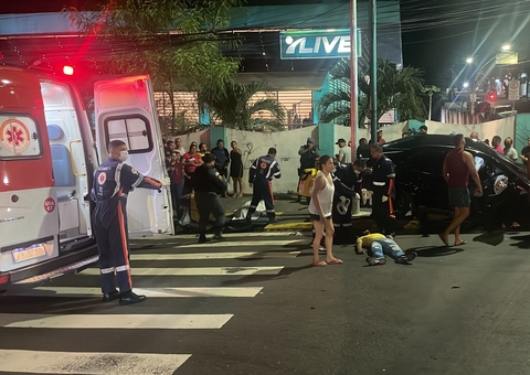 Acidente com BMW mata mulher e deixa motorista de App em coma em Manaus